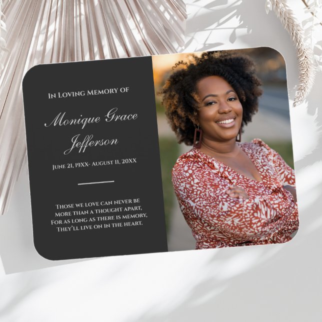 Grått för fotomemorians magnet (Photo Memorial Magnet)