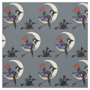 Grått för Halloween häxaSharkskin Tyg