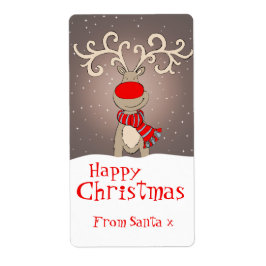 Grått för julklapp fraktsedel