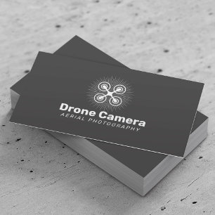 Grått för Mörk av Elegant för Drone Service Ae Visitkort