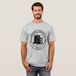 Grått för PSNWA-vapensköldT-tröja Tee Shirt