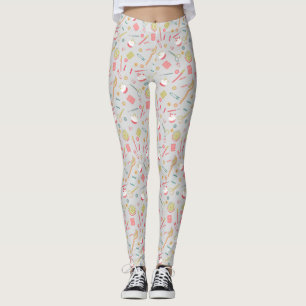 Grått för sybeslag i kärlek leggings