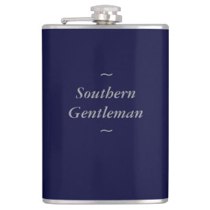 GRÅTT " för sydlig gentleman" för CHIC FLASK_ P Fickplunta