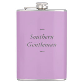 GRÅTT " för sydlig gentleman" för CHIC FLASK_ PÅ Fickplunta