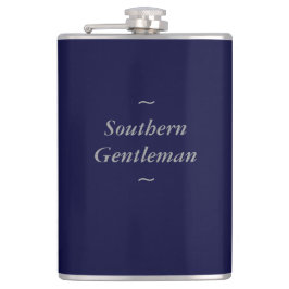 GRÅTT " för sydlig gentleman" för CHIC FLASK_ PÅ Fickplunta