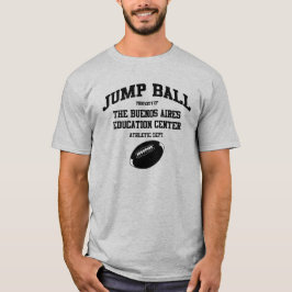 Grått för utslagsplats för hoppboll idrotts- t-shirt