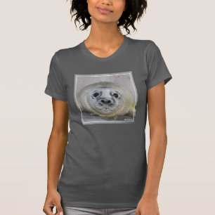 Grått förseglar valpen t shirt