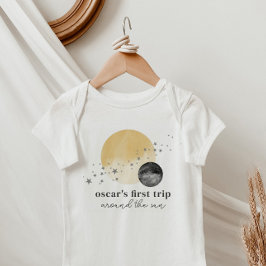 Grått Första Resa runt Sol T Shirt