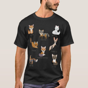 Grått Fox Kit Fox Tibetan Fox Arctic Fox Swift Fox T Shirt