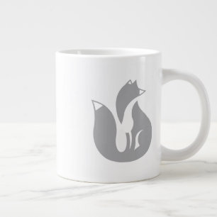 Grått Fox Mugg Jumbo Mugg