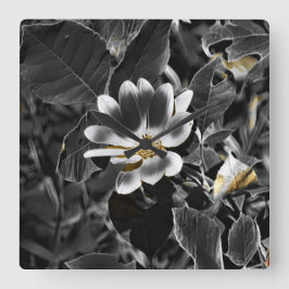 Grått Fyrkantig Klocka