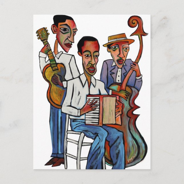 Grått Gallery: Blues Boys Vykort (Framsida)