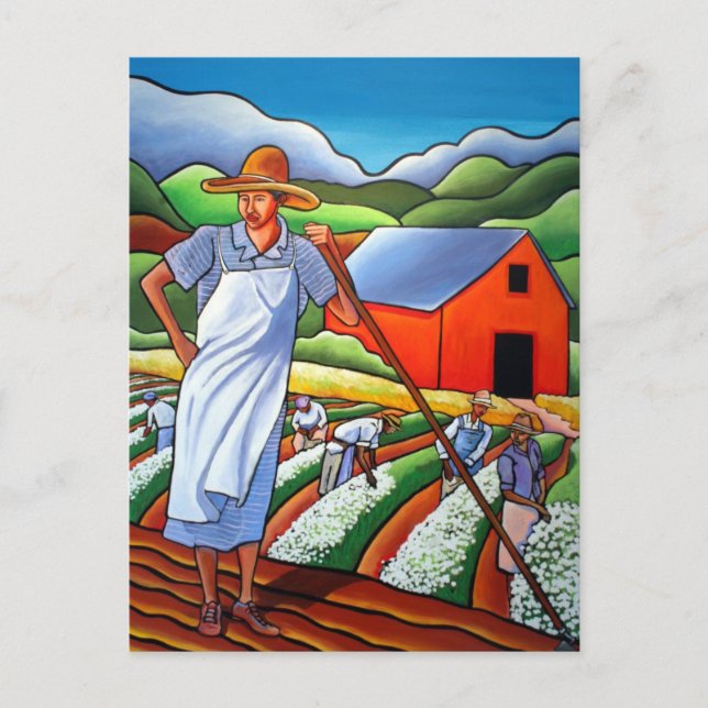 Grått Gallery: Waitin Down Sol Vykort (Framsida)