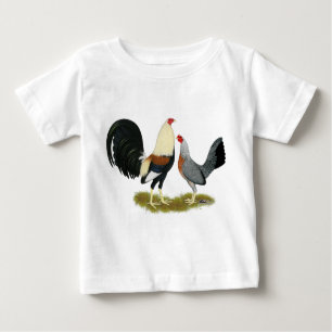 Grått Game Fowl Pair T-shirt