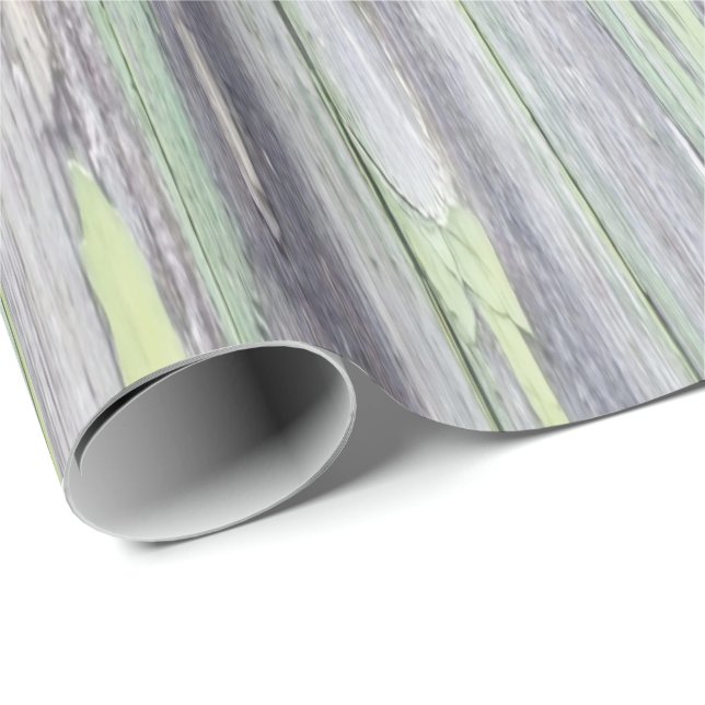 grått gammal rustik trävägg papprare presentpapper (Rullad Hörn)