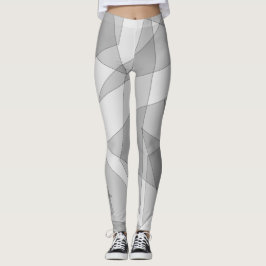 Grått Geometric Leggings