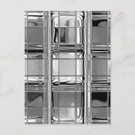 Grått Glass Mosaic Vykort