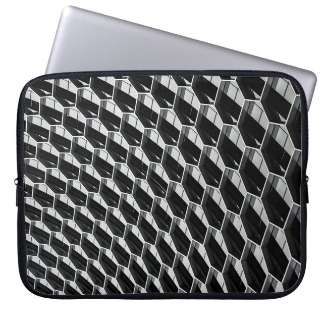 Grått glass tak laptop fodral (Framsidan)