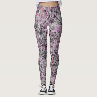 Grått-glättgräs Leggings