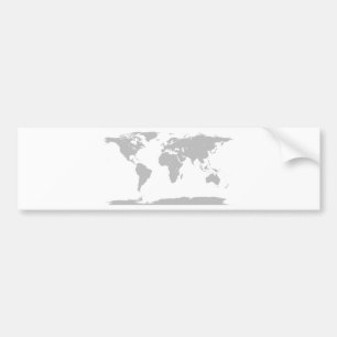 grått globe bildekal