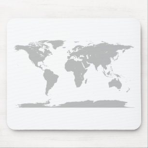 grått globe musmatta