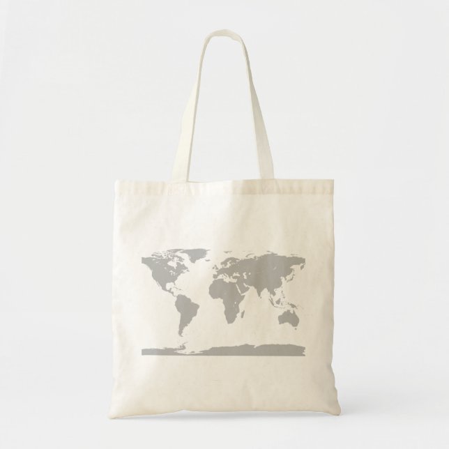 grått globe tygkasse (Framsidan)