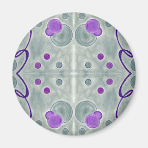 Grått Globes Blanket Magnet