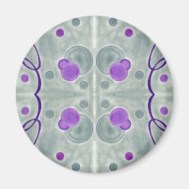 Grått Globes Blanket Magnet