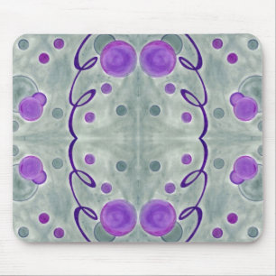 Grått Globes Blanket Mousepad Musmatta