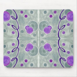 Grått Globes Blanket Mousepad Musmatta