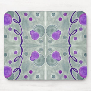 Grått Globes Blanket Mousepad Musmatta