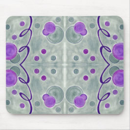 Grått Globes Blanket Mousepad Musmatta