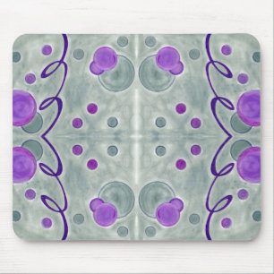 Grått Globes Blanket Mousepad Musmatta