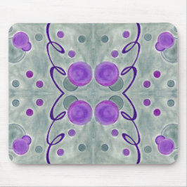 Grått Globes Blanket Mousepad Musmatta