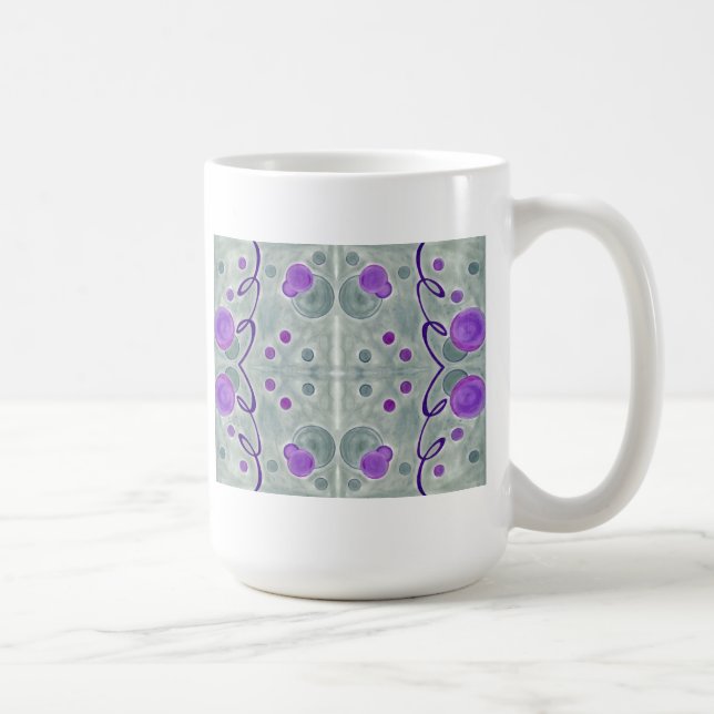 Grått Globes Blanket Mugg (Höger)