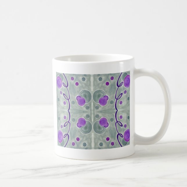 Grått Globes Blanket Mugg (Höger)