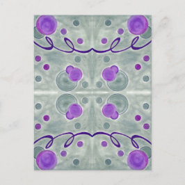 Grått Globes Blanket-vykort Vykort