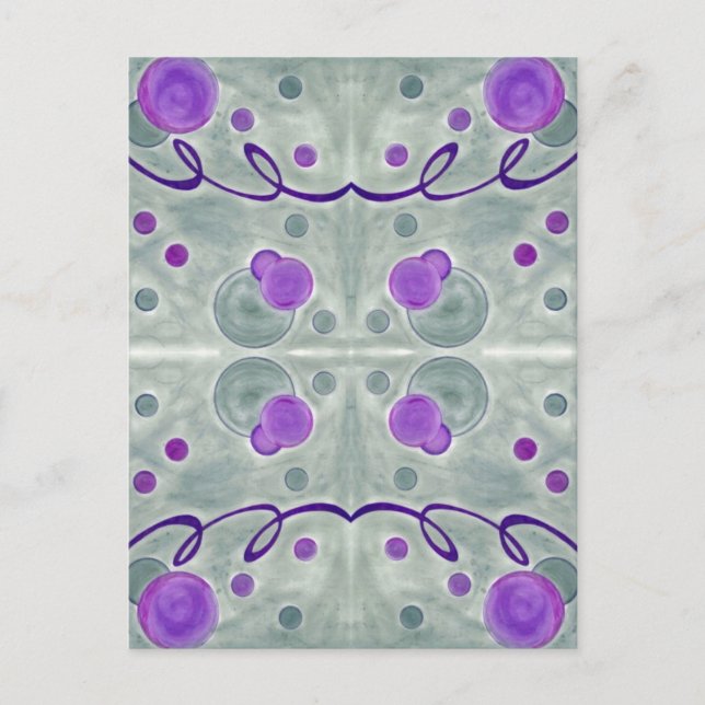 Grått Globes Blanket-vykort Vykort (Framsida)