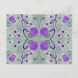 Grått Globes Blanket-vykort Vykort