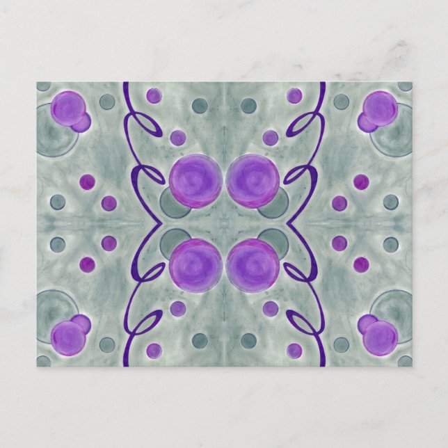 Grått Globes Blanket-vykort Vykort (Framsida)