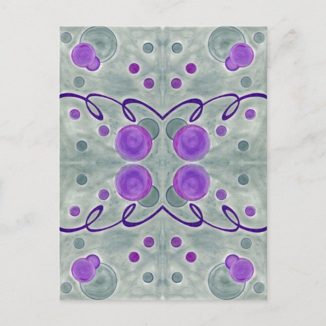 Grått Globes Blanket-vykort Vykort (Framsida)