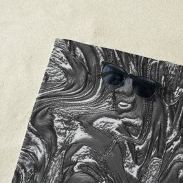 Grått grafit, rundad av struktur