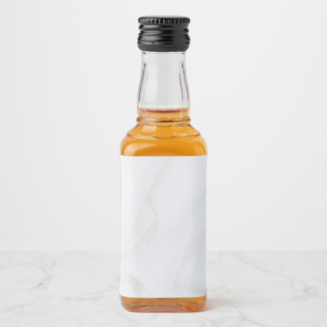 Grått Granite Brown Quartz Stone Natural Marble Spritflaskor Etikett (Framsida)