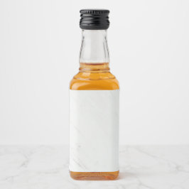 Grått Granite Brown Quartz Stone Natural Marble Spritflaskor Etikett