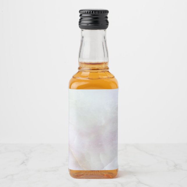 Grått Granite Brown Quartz Stone Natural Marble Spritflaskor Etikett (Framsida)