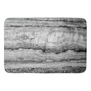 Grått Granite marble ABSTRAKT MÖNSTER Badrumsmatta