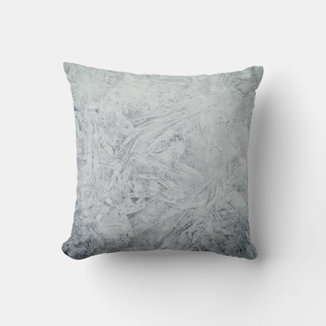 Grått grått-frostdesign kudde (Framsida)