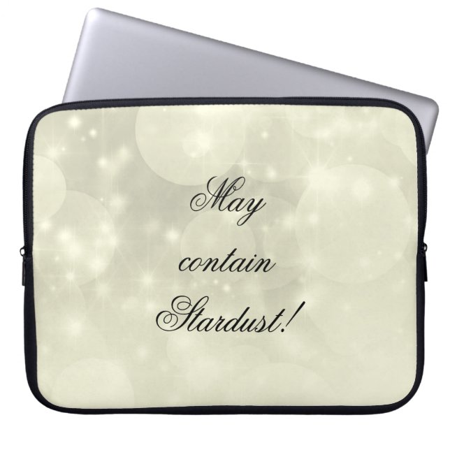 Grått/Grått Silver Gnistra bärbar dator fodral. Laptop Sleeve (Framsidan)