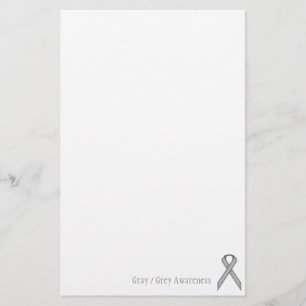 Grått / Grått Standard Ribbon av Kenneth Yoncich Brevpapper