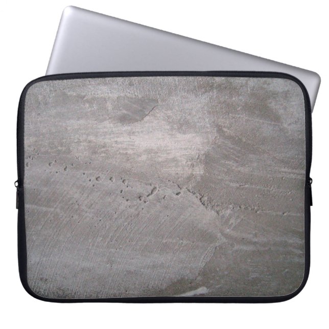 Grått grått-väggplåster laptop fodral (Framsidan)